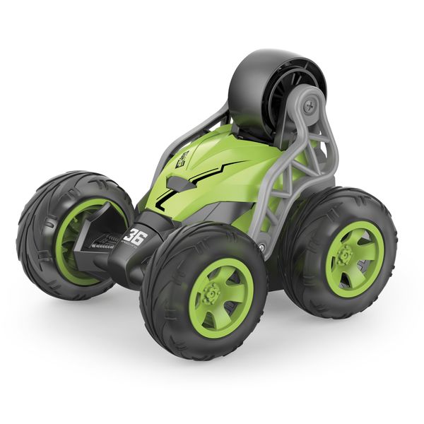 Stunt car 5w assortita - auto acrobazie con 5 ruote e luci - frequenza 2.4ghz - motor & co - MOTOR & CO.