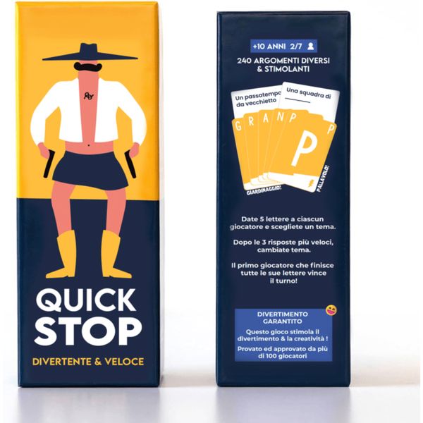 Quickstop asmodee - gioco di carte dinamico per 2-7 giocatori, 10+ anni - ASMODEE