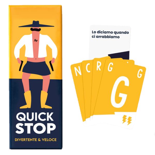 Quickstop asmodee - gioco di carte dinamico per 2-7 giocatori, 10+ anni - ASMODEE
