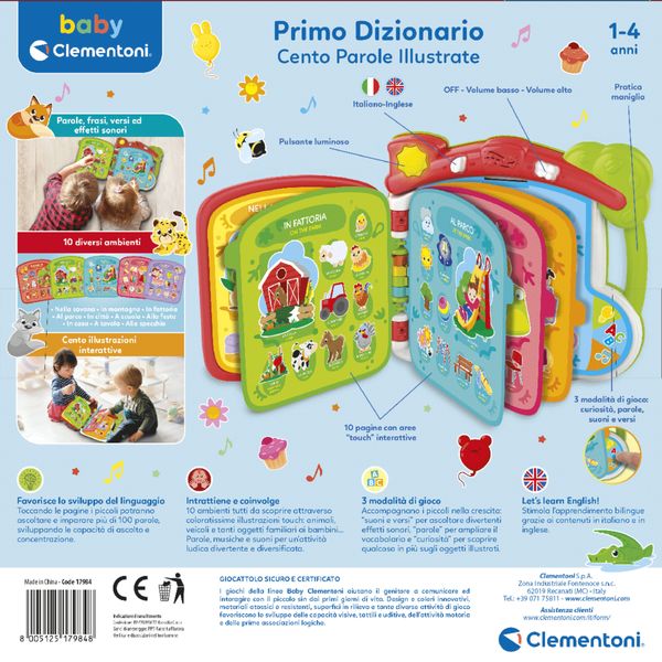 Scopro il mondo in 100 parole - baby clementoni - BABY CLEMENTONI