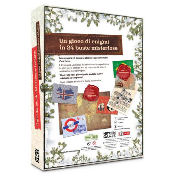 Hidden games giro del mondo del professor leonardo - ms edizioni - 