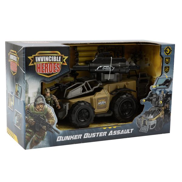 Soldier force: gioco di azione con figura e lanciamissili in foam - 