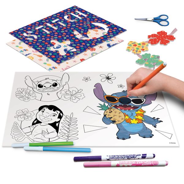 Scuola di disegno con tavolo luminoso stitch  -  stitch - lisciani - Disney Stitch