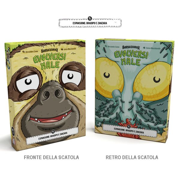 Barbascura x evolversi male - espansione bradipo e zanzara - ms edizioni - 