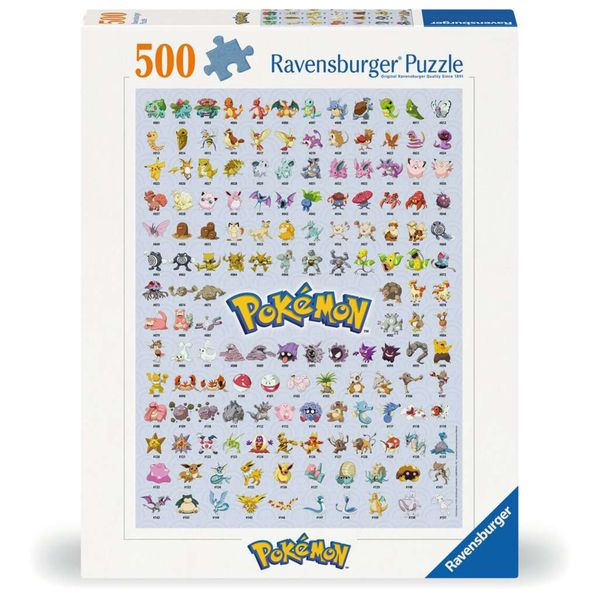 Puzzle pokémon ravensburger 500 pezzi - POKEMON