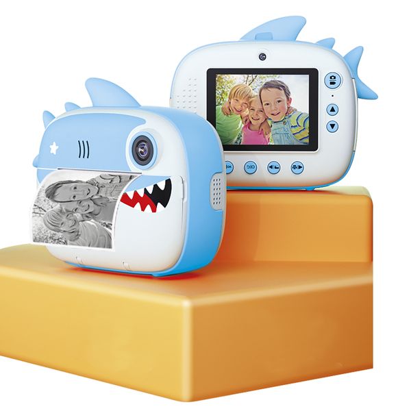 Fotocamera bambini instant kids camera - 6a+ assortita in rosa e blu -  crea mania - CREA MANIA