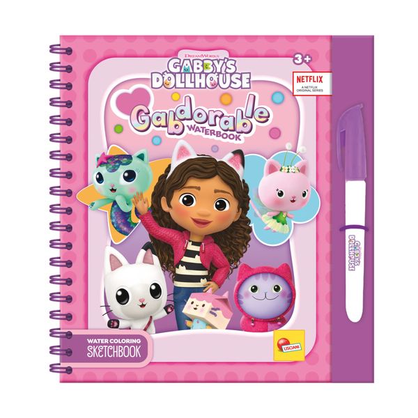 Sketchbook meow-mazing waterbook di gabby  -  gabby's dollhouse - LISCIANI