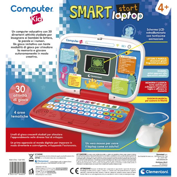 Computer kid - smart start laptop - clementoni - CLEMENTONI