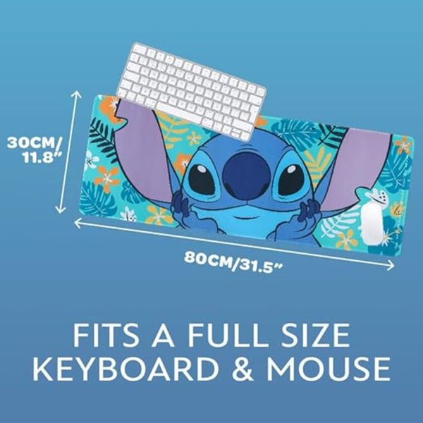 Tappetino da scrivania paladone stitch disney - 30x80cm - perfetto per la tua scrivania - Disney Stitch