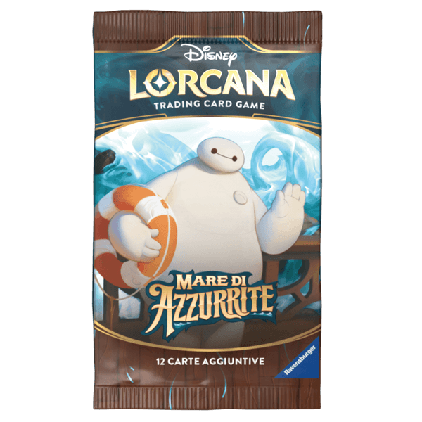 Disney lorcana – mare di azzurrite – bustina da 12 carte – 8+ anni - RAVENSBURGER, Disney, Lorcana