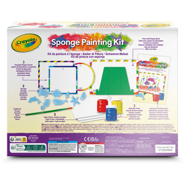 Crayola set atelier di pittura - dipingi con tempere lavabili, attività creativa per bambini - CRAYOLA