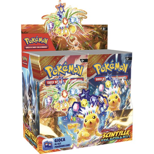 Pokémon scarlatto e violetto - scintille folgoranti busta di espansione assortita - POKEMON