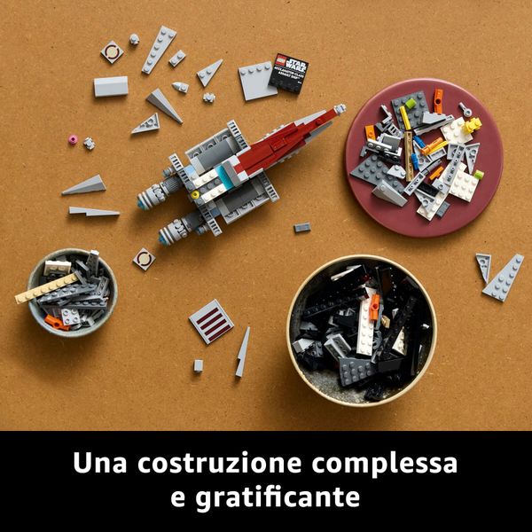 Lego star wars 75404 nave d'assalto classe acclamator, astronave da collezione con supporto, regalo per adulti, uomo e donna - LEGO® Star Wars™, LEGO, Star Wars