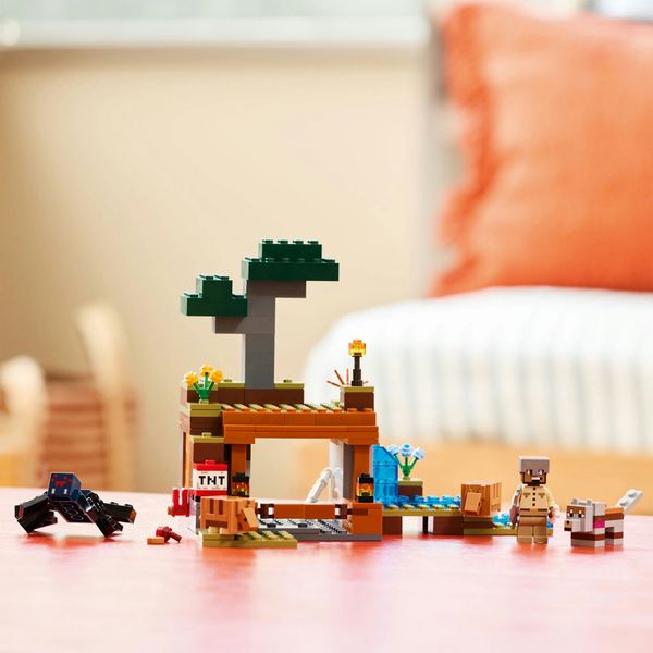 Lego minecraft 21269 spedizione nella miniera dell’armadillo, gioco per bambini 8+ con personaggi, armi giocattolo e funzioni - MINECRAFT, LEGO
