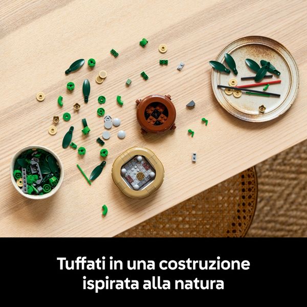 Lego botanicals 10344 bambù del buon auspicio, pianta artificiale da arredamento con vaso finto, regalo donna, uomo e adulti - LEGO ICONS BOTANICAL, LEGO, LEGO ICONS