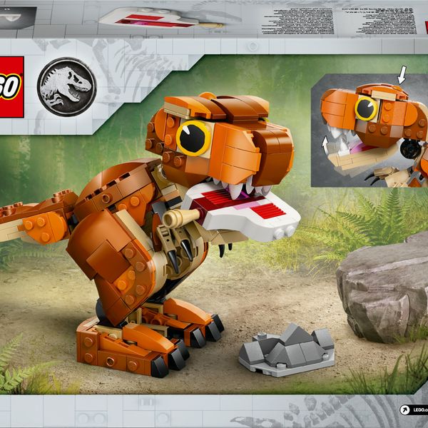 Lego jurassic world 76967 little eatie: t. rex, dinosauro giocattolo con parti mobili, gioco di ruolo bambini 7+, idea regalo - LEGO JURASSIC PARK/W, LEGO
