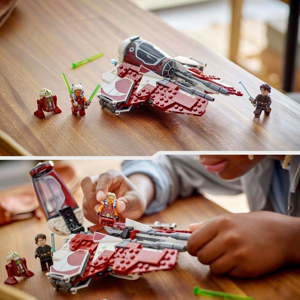 Lego star wars 75401 jedi interceptor di ahsoka con minifigure di anakin skywalker e droide, starfighter giocattolo bambini 8+ - LEGO® Star Wars™, LEGO, Star Wars