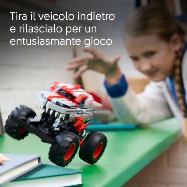 Lego technic 42200 pull-back thunderroarus, monster truck giocattolo da costruire, giochi bambini 7+, regalo fan monster jam - LEGO TECHNIC, LEGO