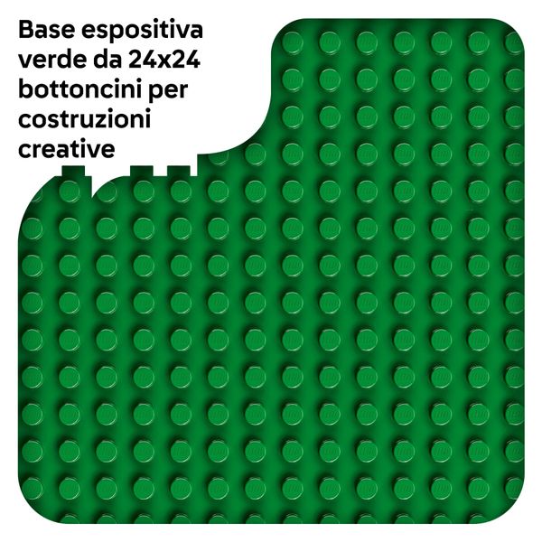 Lego duplo classic 10460 base verde, piastra giocattolo per mattoncini da 24x24 bottoncini, costruzioni creative per bambini - LEGO DUPLO, LEGO