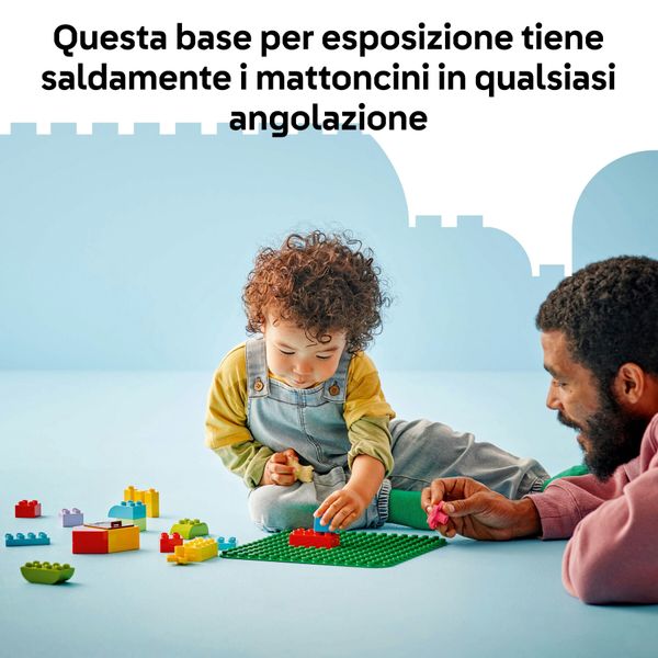 Lego duplo classic 10460 base verde, piastra giocattolo per mattoncini da 24x24 bottoncini, costruzioni creative per bambini - LEGO DUPLO, LEGO
