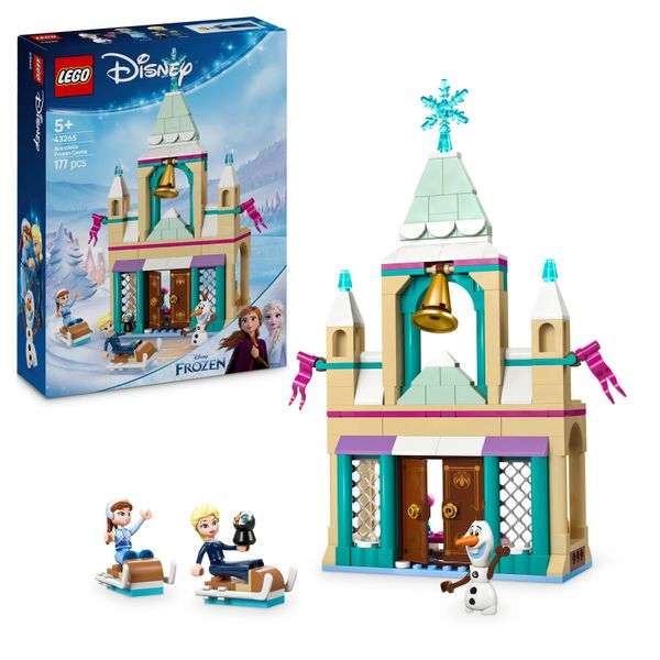 Lego | disney frozen 43265 castello di ghiaccio di arendelle, giocattolo con accessori e 3 personaggi, giochi per bambine 5+ - LEGO DISNEY PRINCESS, Frozen, Lego