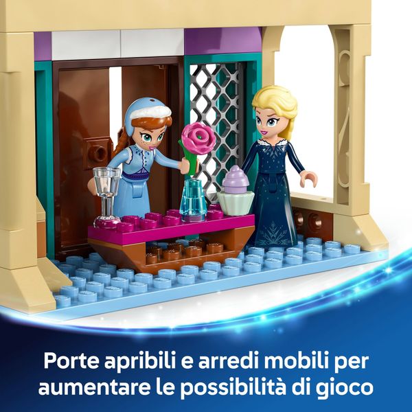 Lego | disney frozen 43265 castello di ghiaccio di arendelle, giocattolo con accessori e 3 personaggi, giochi per bambine 5+ - LEGO DISNEY PRINCESS, Frozen, LEGO