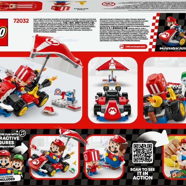 Lego super mario 72032 mario kart : kart standard, macchina giocattolo con toad, giochi per bambini 7+ nintendo da collezione - LEGO® Super Mario™, Super Mario, LEGO