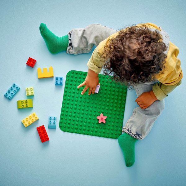 Lego duplo classic 10460 base verde, piastra giocattolo per mattoncini da 24x24 bottoncini, costruzioni creative per bambini - LEGO DUPLO, LEGO