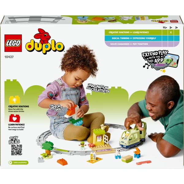 Lego duplo 10427 treno d’avventura interattivo, giochi educativi per bambini 2+ con mattoncini multifunzione, regalo didattico - LEGO DUPLO, LEGO