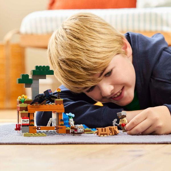 Lego minecraft 21269 spedizione nella miniera dell’armadillo, gioco per bambini 8+ con personaggi, armi giocattolo e funzioni - MINECRAFT, LEGO