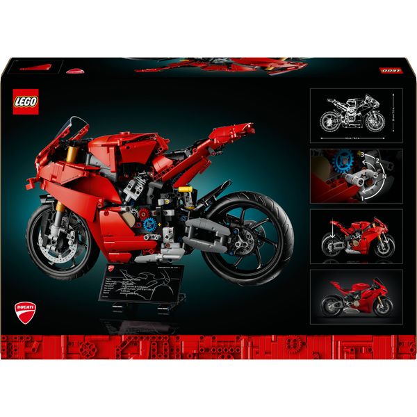 Lego technic 42202 motocicletta ducati panigale v4 s, modello per adulti da collezione, idea regalo uomo o donna fan delle moto - LEGO TECHNIC, LEGO