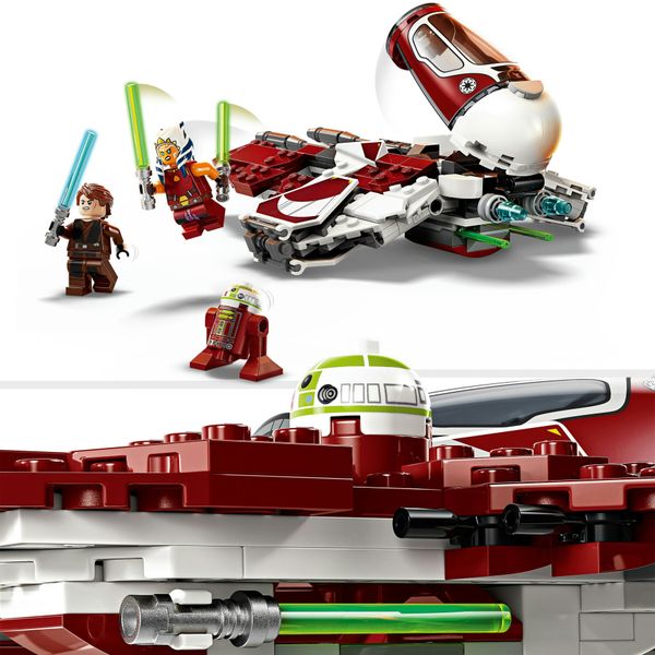 Lego star wars 75401 jedi interceptor di ahsoka con minifigure di anakin skywalker e droide, starfighter giocattolo bambini 8+ - LEGO® Star Wars™, LEGO, Star Wars