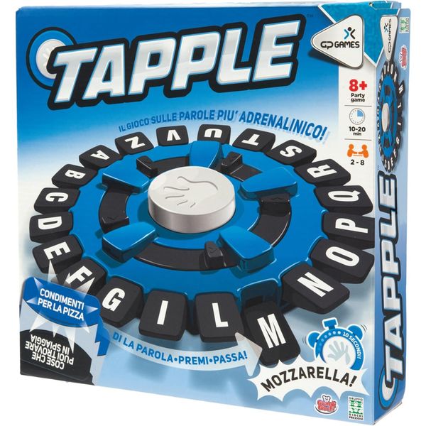 Tapple - il gioco di parole più divertente per tutta la famiglia - 8+ anni -2-8 giocatori - GRANDI GIOCHI