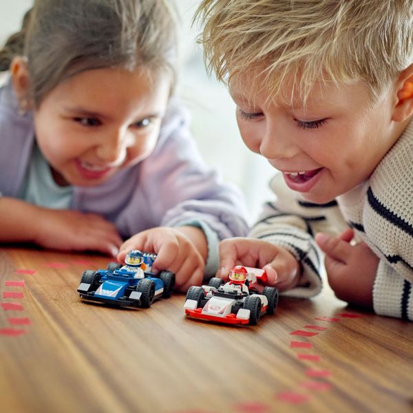 Lego city 60464 williams racing e haas f1, 2 modelli di auto con 2 minifigure, regalo bambini4+ fan delle macchine giocattolo - LEGO CITY, LEGO
