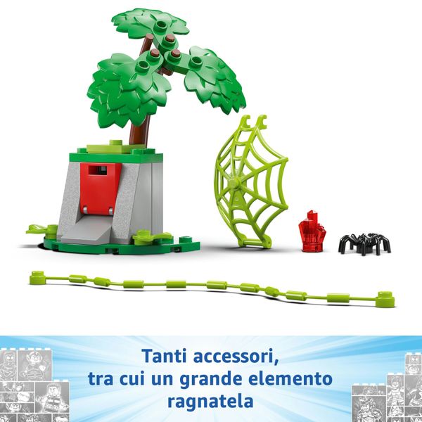 Lego spidey e i suoi fantastici amici 11198 inseguimento sui dino-veicoli di spin ed electro, giochi educativi per bambini 4+ - LEGO SUPER HEROES, LEGO