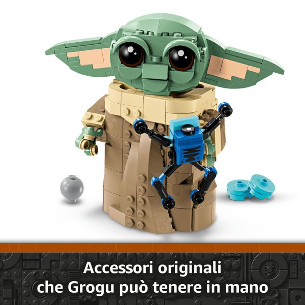 Lego star wars 75403 grogu e carrozzina con rana sorgan e minifigure di grogu da collezione, giocattolo per bambini 10+ - LEGO® Star Wars™, LEGO, Star Wars