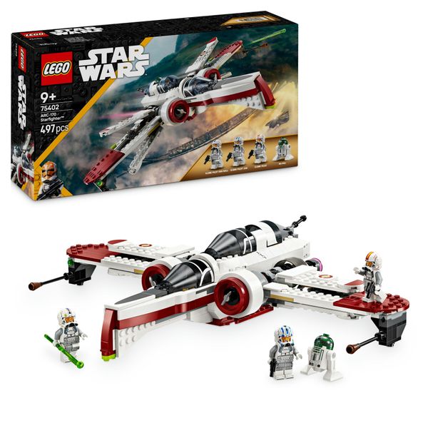 Lego star wars 75402 starfighter arc-170 con 4 minifigure e droide, regalo di compleanno, astronave giocattolo per bambini 9+ - LEGO® Star Wars™, Lego, Star Wars