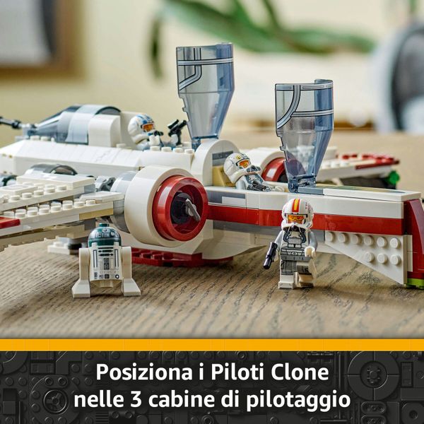Lego star wars 75402 starfighter arc-170 con 4 minifigure e droide, regalo di compleanno, astronave giocattolo per bambini 9+ - LEGO® Star Wars™, LEGO, Star Wars