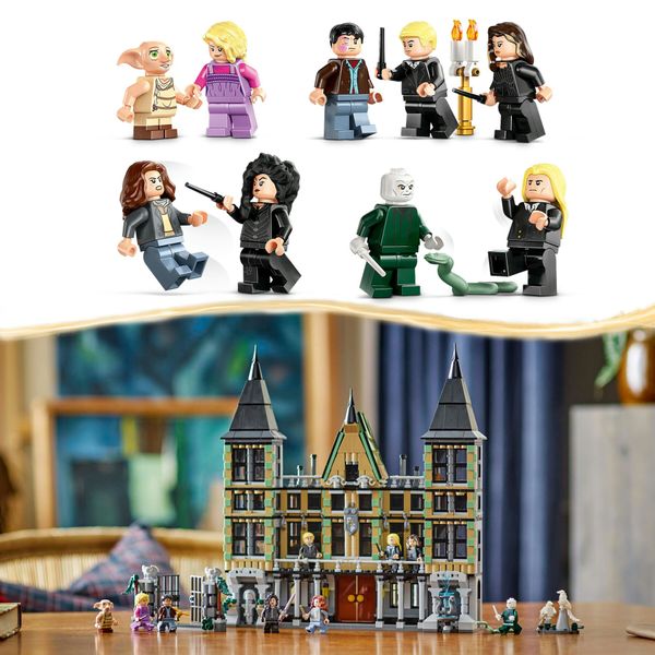 Lego harry potter 76453 villa malfoy, giochi bambini 10+, casa giocattolo con stanze, funzioni e 9 personaggi, idea regalo - LEGO® Harry Potter™, LEGO