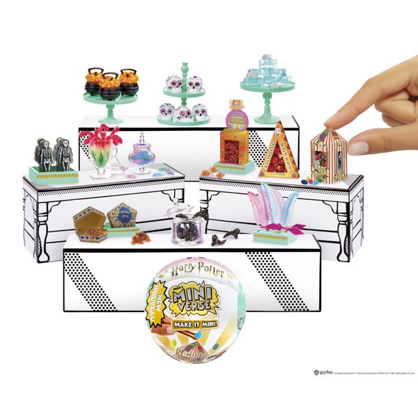 Mga's miniverse make it mini honeydukes - harry potter mini collectibles, confezione sorpresa fai da te, gioco in resina, repliche di alimenti - MINIVERSE MGA