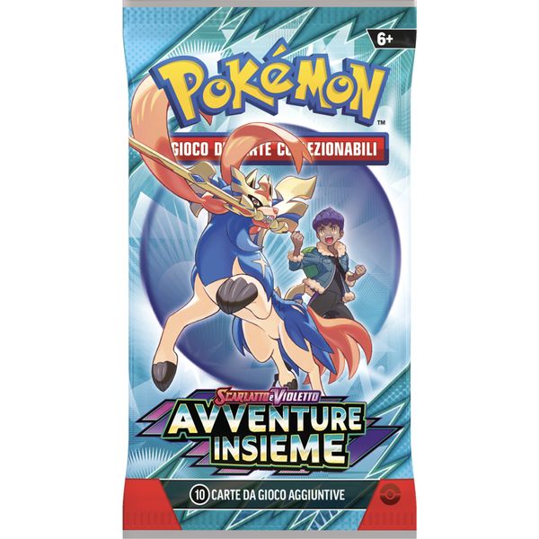 Pokémon scarlatto e violetto - avventure insieme busta d'espansione da 10 carte - POKEMON