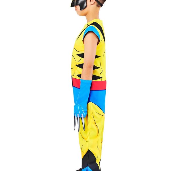 Costume wolverine per bambino - tuta intera, guanti e maschera - disponibile in diverse taglie - RUBIE'S