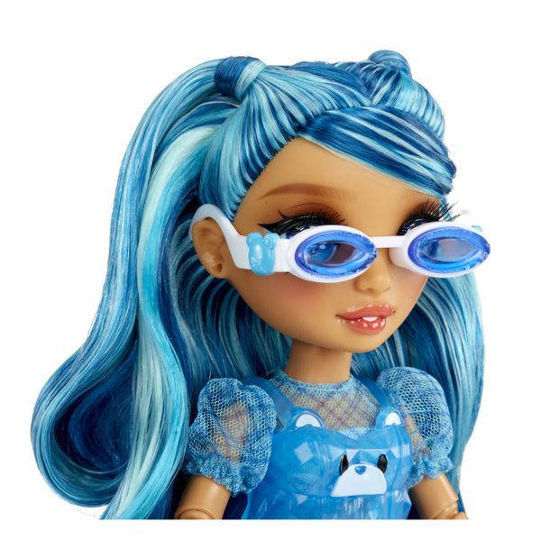 Rainbow high creative crystals skyler - bambola fashion arcobaleno da 28 cm con kit per accessori di cristallo, anello per te, fai da te - Rainbow High