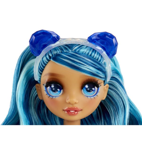 Rainbow high creative crystals skyler - bambola fashion arcobaleno da 28 cm con kit per accessori di cristallo, anello per te, fai da te - Rainbow High
