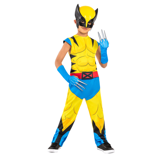 Costume wolverine per bambino - tuta intera, guanti e maschera - disponibile in diverse taglie - RUBIE'S