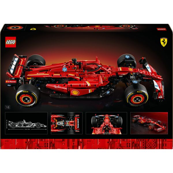 Lego technic 42207 monoposto f1 ferrari sf-24 - modello di auto formula 1 da collezione, idea regalo per adulti, uomo e donna - LEGO TECHNIC, LEGO