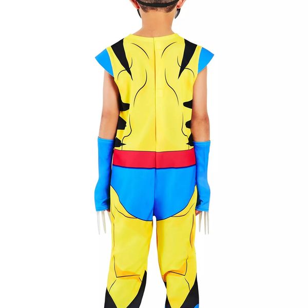 Costume wolverine per bambino - tuta intera, guanti e maschera - disponibile in diverse taglie - RUBIE'S