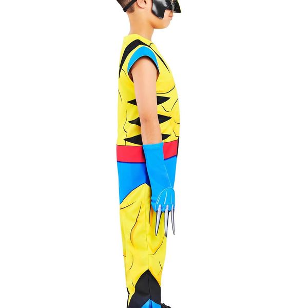 Costume wolverine per bambino - tuta intera, guanti e maschera - disponibile in diverse taglie - RUBIE'S