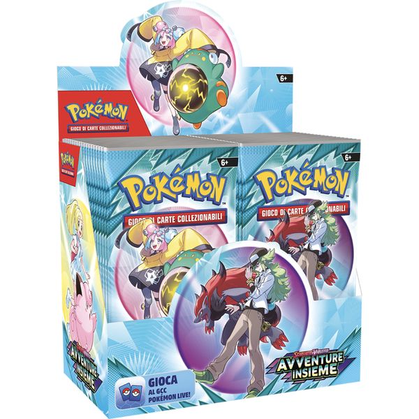Pokémon scarlatto e violetto - avventure insieme busta d'espansione da 10 carte - POKEMON