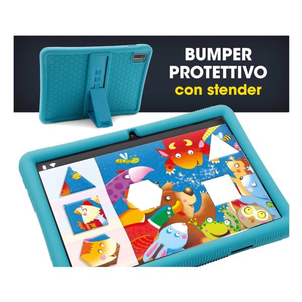 Mio tab 10″ super pro lisciani - tablet educativo per bambini dai 3 agli 8 anni con oltre 300 app, sicurezza parental control e metodo montessori - LISCIANI